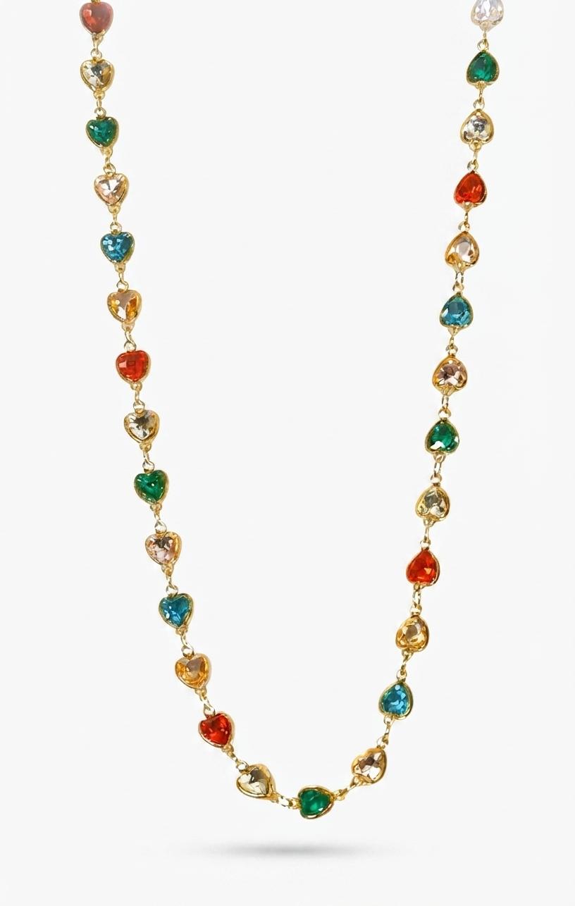 Collier Multicolore Doré